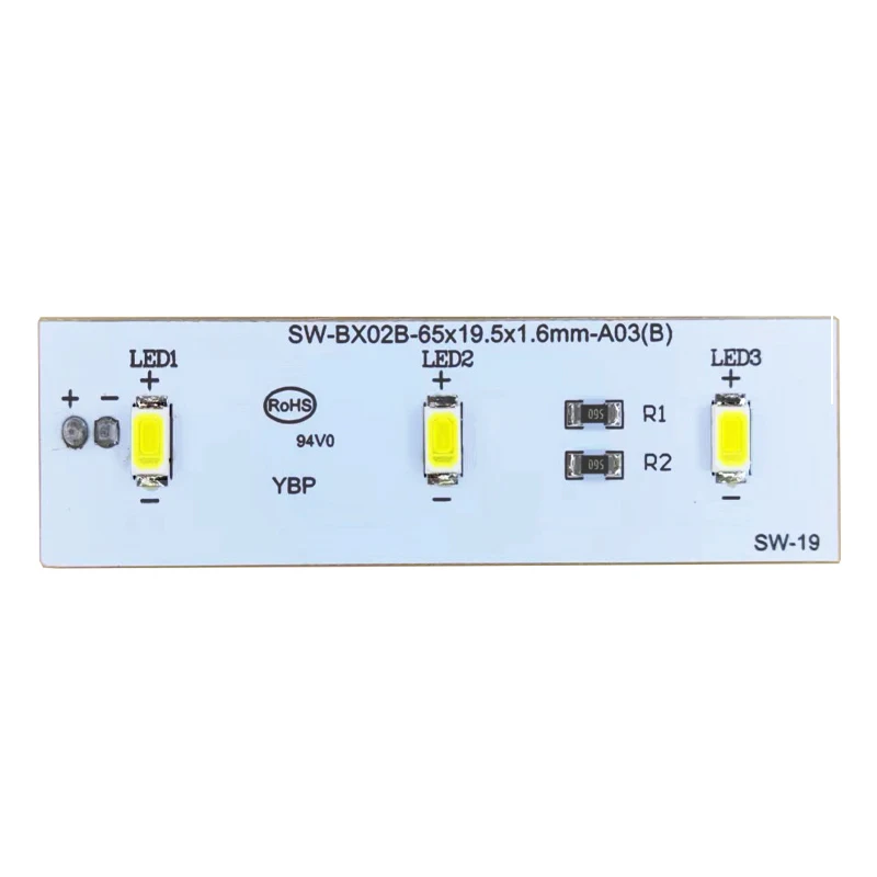 Follde Repair Part LED Light Strip Bar Replacement DC 12V for Electrolux Refrigerator ZBE2350HCA SW-BX02B
