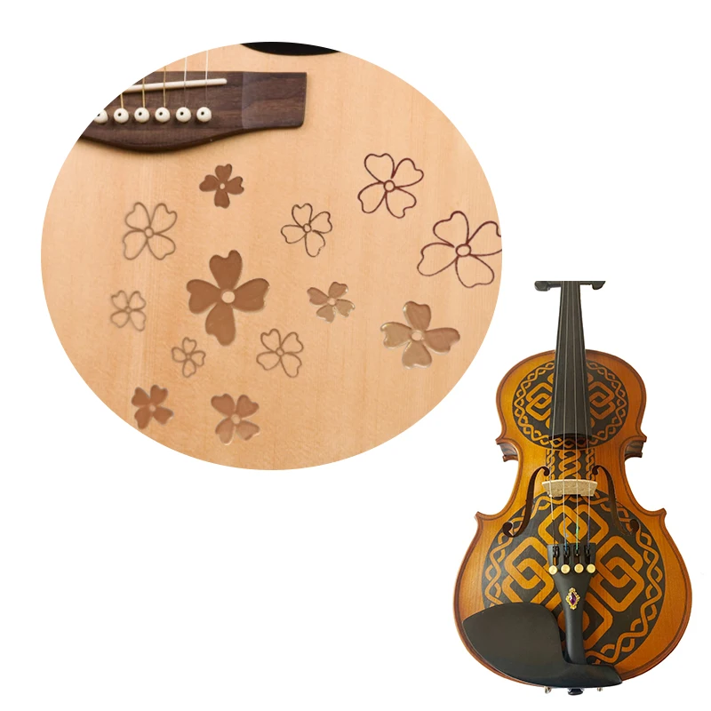 2022 производитель, изготовленная на заказ водная переводная картинка 635*457 мм, Экологически чистая водостойкая ленточная печать этикеток для музыкального инструмента