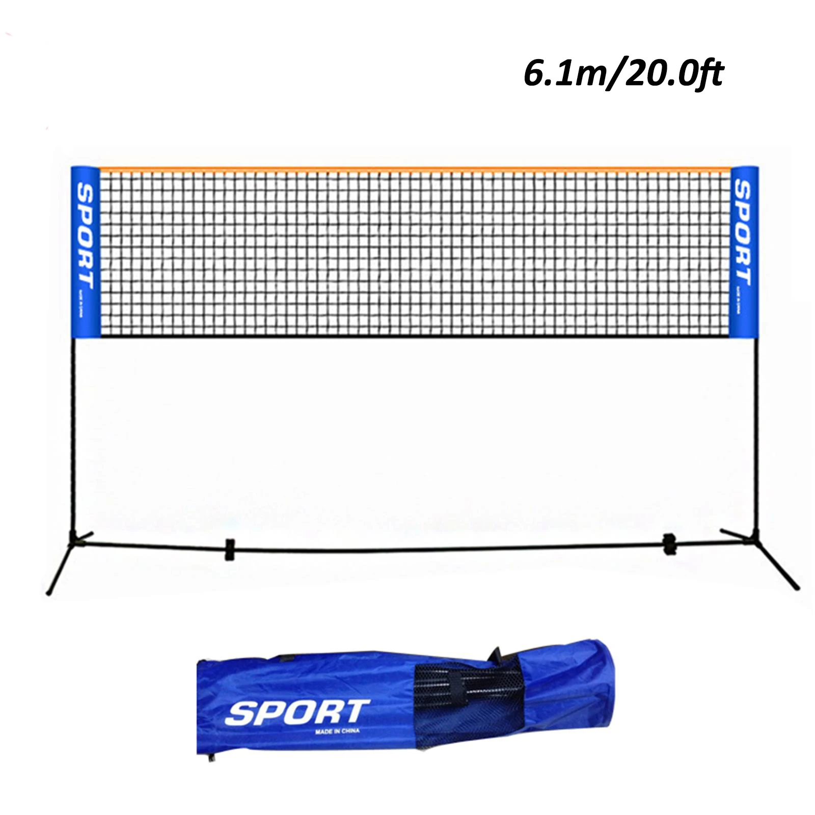 Badminton Net Portable Foldable Sport Training Tennis Mesh Volleyball Bracket