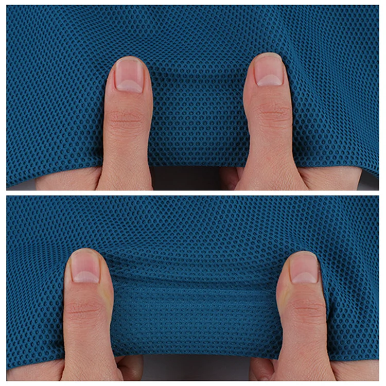 High density 4 way stretch 79% nylon 21% lycra knitting honeycomb mesh yoga sports wear fabric for bra tshirt