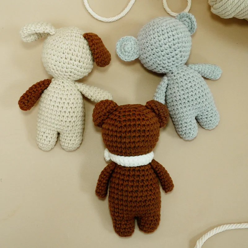 Crochet Cute Animal Plushies: Three-Dimensional, Handmade, And Suitable for Baby Animals Puppy Dog Bear Koala