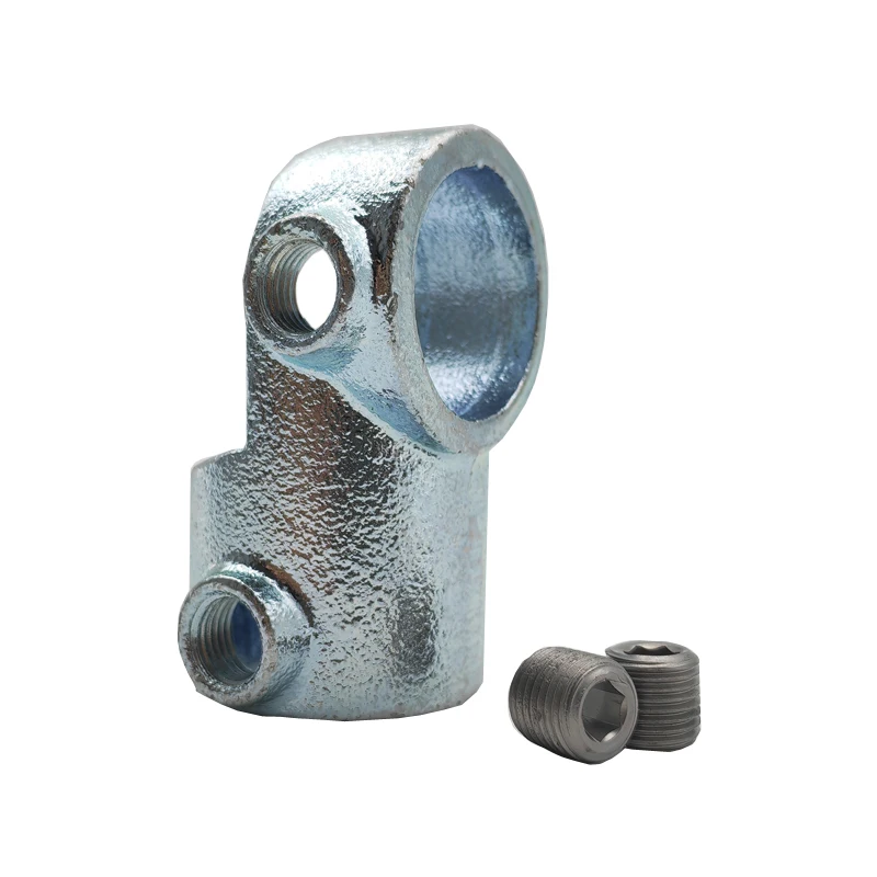 Cross Joint Key Clamp Malleable Iron 3 Way Pipe Connector Fittings