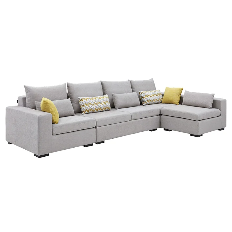 New Product scandinavian  Home Furniture Living Room Sofa Stainless Steel Morden Sofa Set
