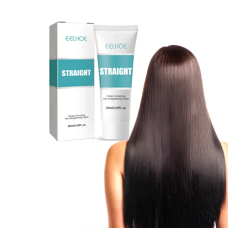 Organic hot sell hair care Silk & Gloss Hair Straightenin Nourish Fast Smooth Protein Correcting Hair Straightening Cream