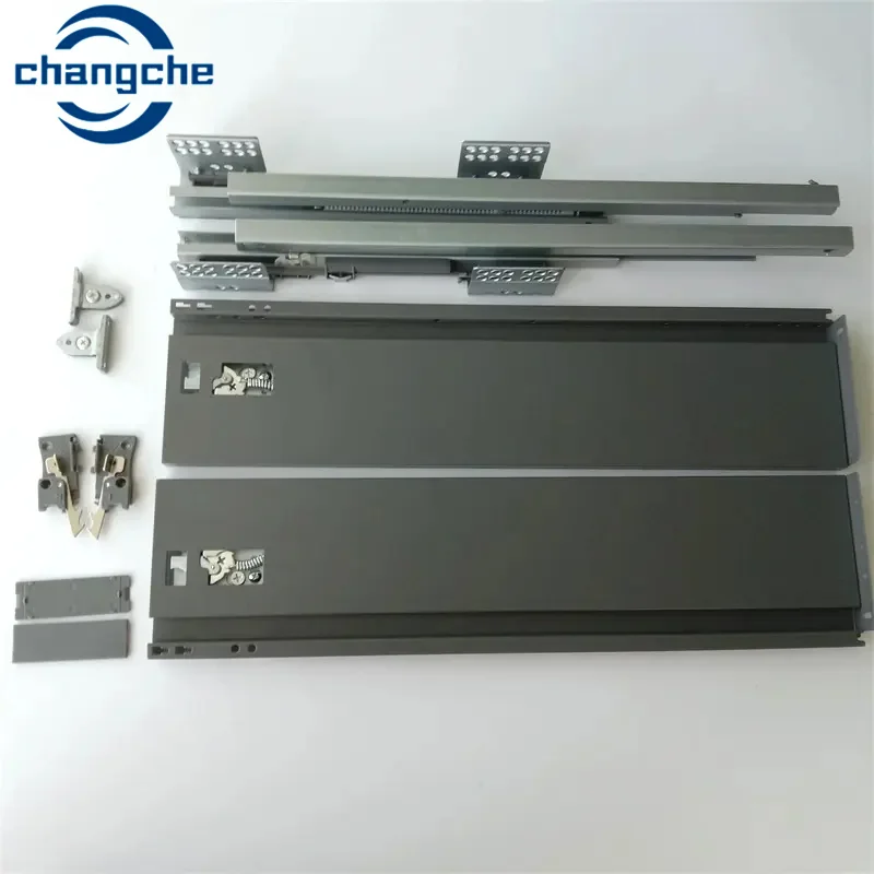 High Quality Kitchen Cabinet Heavy Duty  Box Drawer Slide Soft Close Undermount Drawer Slide