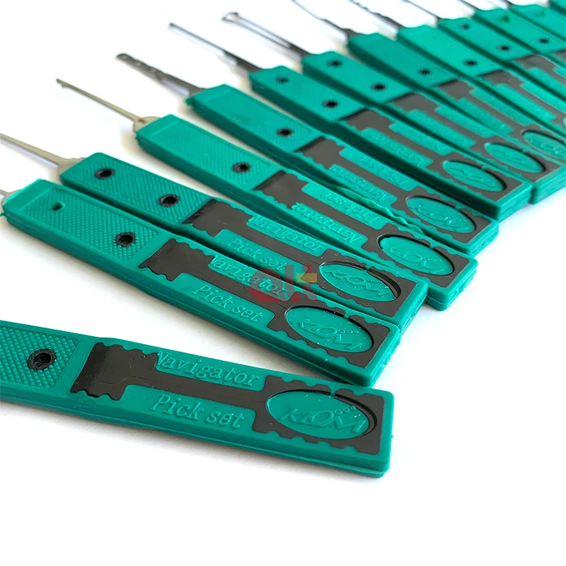 klom fast stainless steel locksmith lock picking set,open door lock opening tool dimple unlocking lock pick set locksmith tools
