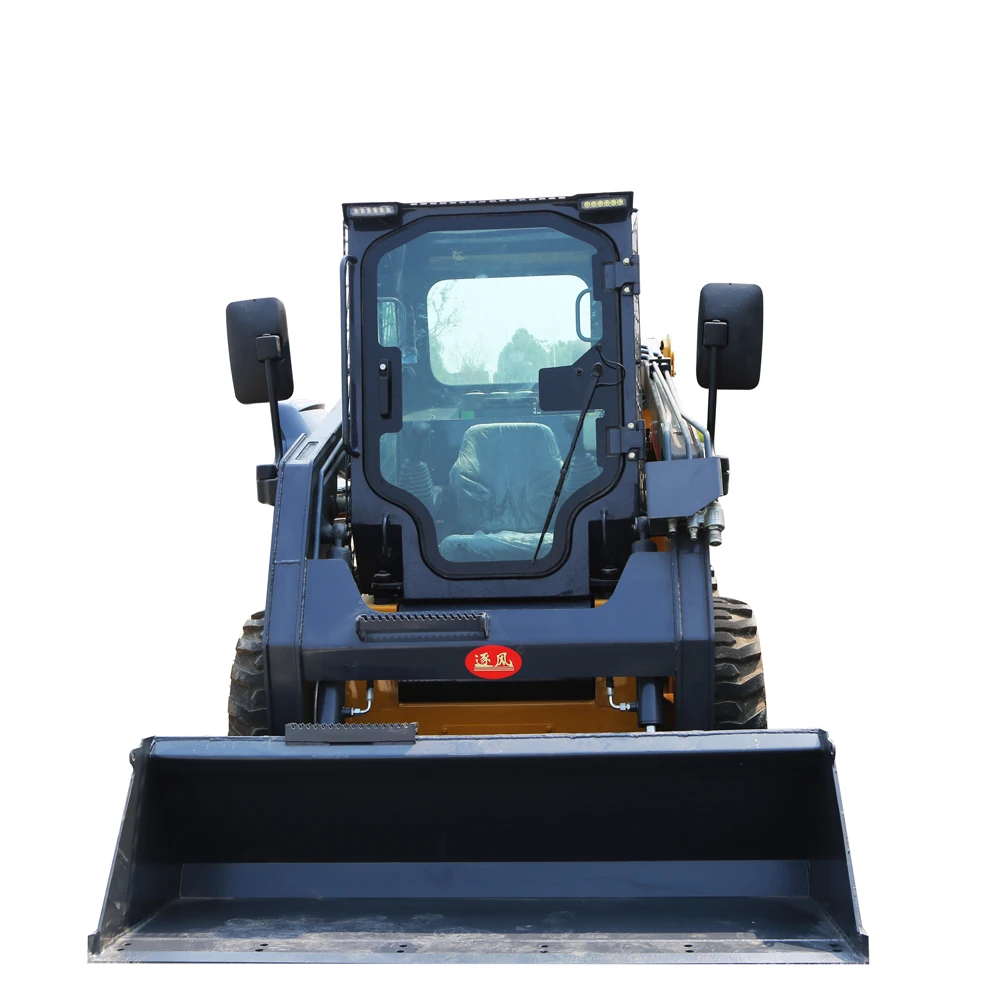 Factory Price Wheeled Crawler Skid Steer Loader Medium Wheel Skid Steer Loader (With Bucket Loader Attachment)