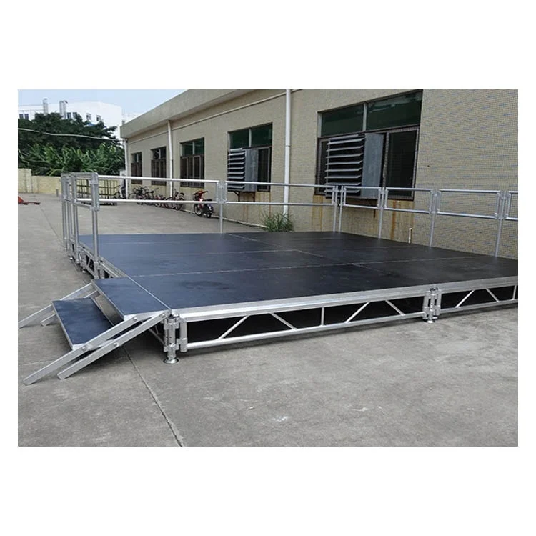 Decoration Aluminum Alloy 1.22m Removable Stage 18mm Platform