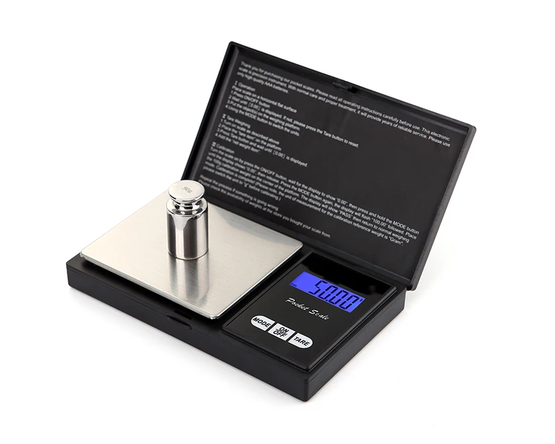 Customize 100g 200g 300g 500g 1kg weighing range 0.1g 0.001g precision digital gold diamond jewelry weighing pocket scales