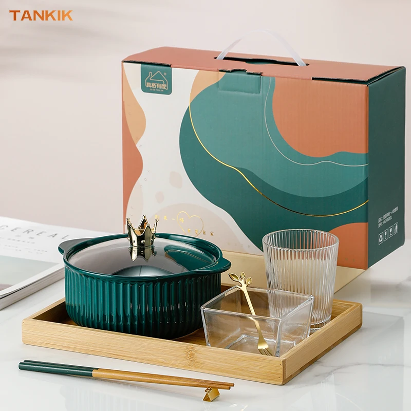 Factory Price Ceramic White Plates Nordic Porcelain Plate Set Dinnerware Crockery Dished Set Bowl Set Dinning Tableware