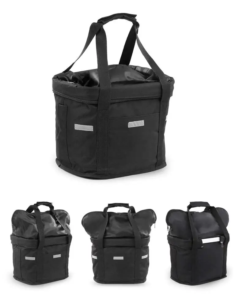 Bicycle Pet Cat Dog Puppy Basket Carrier Frame Bag Cage Carrying Removable Pet Cat Dog Carrier Bicycle Front Basket Travel Bag