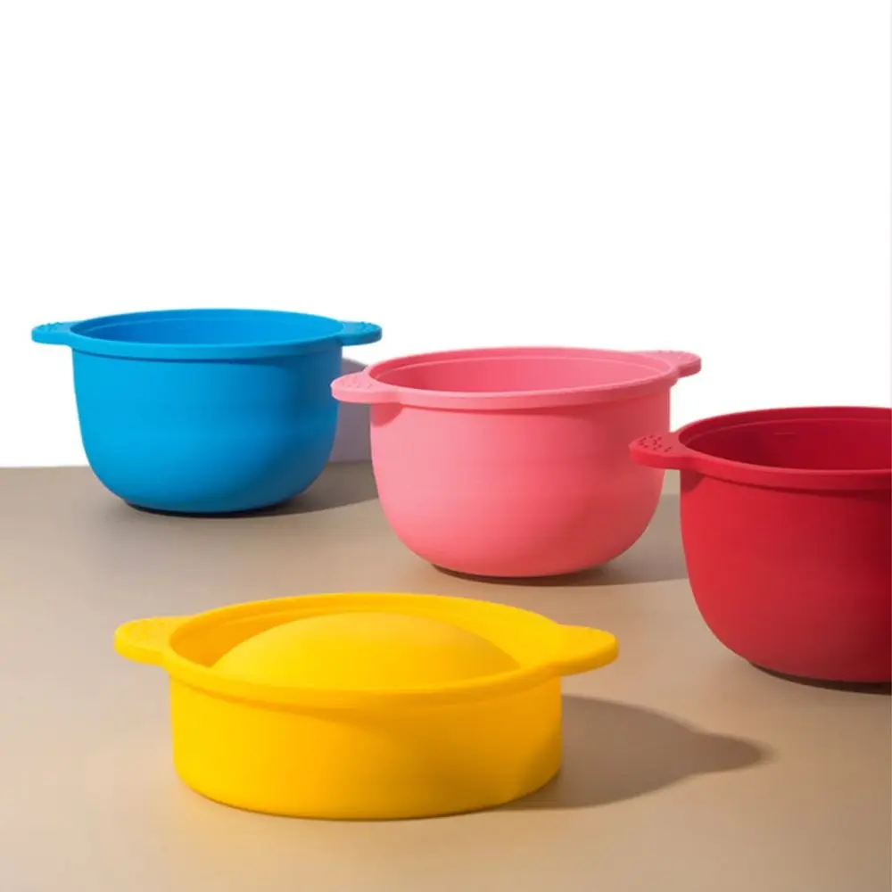 400ML Non Stick Reusable Silicone Wax Bowl Container Mask Wax Beans Heater Melting Bowl Hair Removal Microwave Heating Bowl