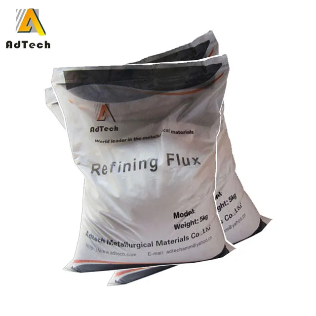Aluminum Refining Deslagging Cover Degassing Flux For Aluminium Dross