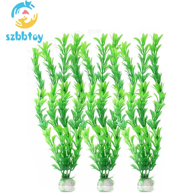 Pet Plastic Plants artificial water grass for Fish Tank Decorations Large Aquarium Decor and Accessories