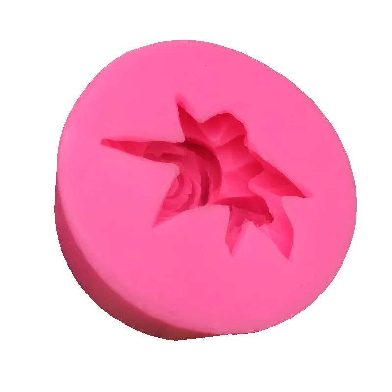 Силиконовая форма для торта в виде листьев розы, романтическое моделирование на День святого Валентина