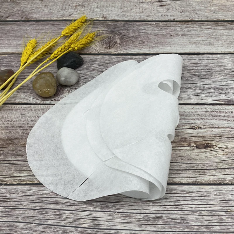 50gsm 100% Pure Cotton Fabric Organic Makeup Skin Care Dry Face Mask Sheet Natural Degradability Facial Face Mask