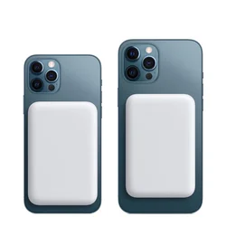 Original Factory Mag Safe Battery Pack For Iphone 12 High Quality Clone Magsaf Magnetic Wireless Power Bank Safe Packs For Apple