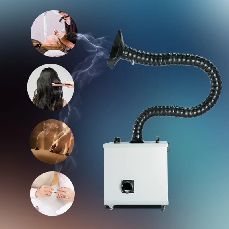 Laser Smoke Absorber HEPA Filter 200W Fume Extractor Dust CE DTF Purifier DIY Nail Salon Beauty Co2 Soldering Air Welding Vacuum