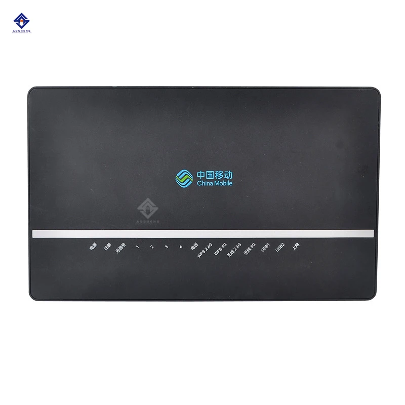 China Stock 140W-C/MD/ME/MF 4GE+2Usb+2.4G/5G WIFI Used Onu GPON Onu Router Wifi Modem For English Version