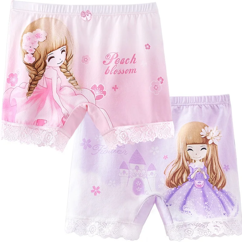 
custom children organic cotton underwear briefs panties for girls kids 