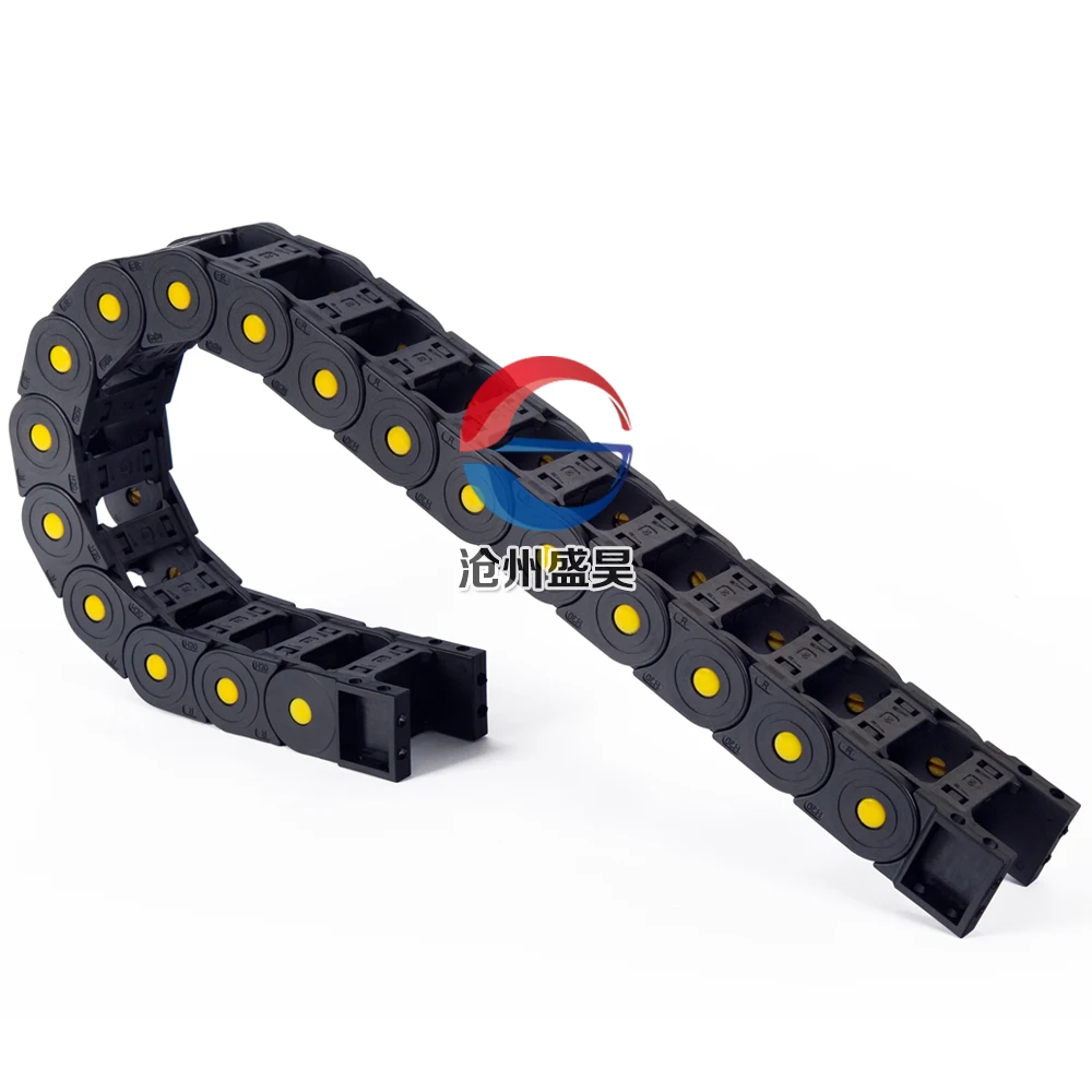 Bridge type flexible nylon machine tool plastic drag chain to CNC