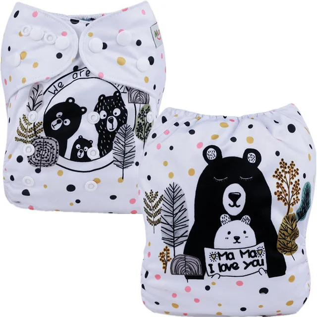 Mumsbest Sika deer Flower Baby Cloth Diaper Reusable Wholesaler of Baby Cloth Diaper