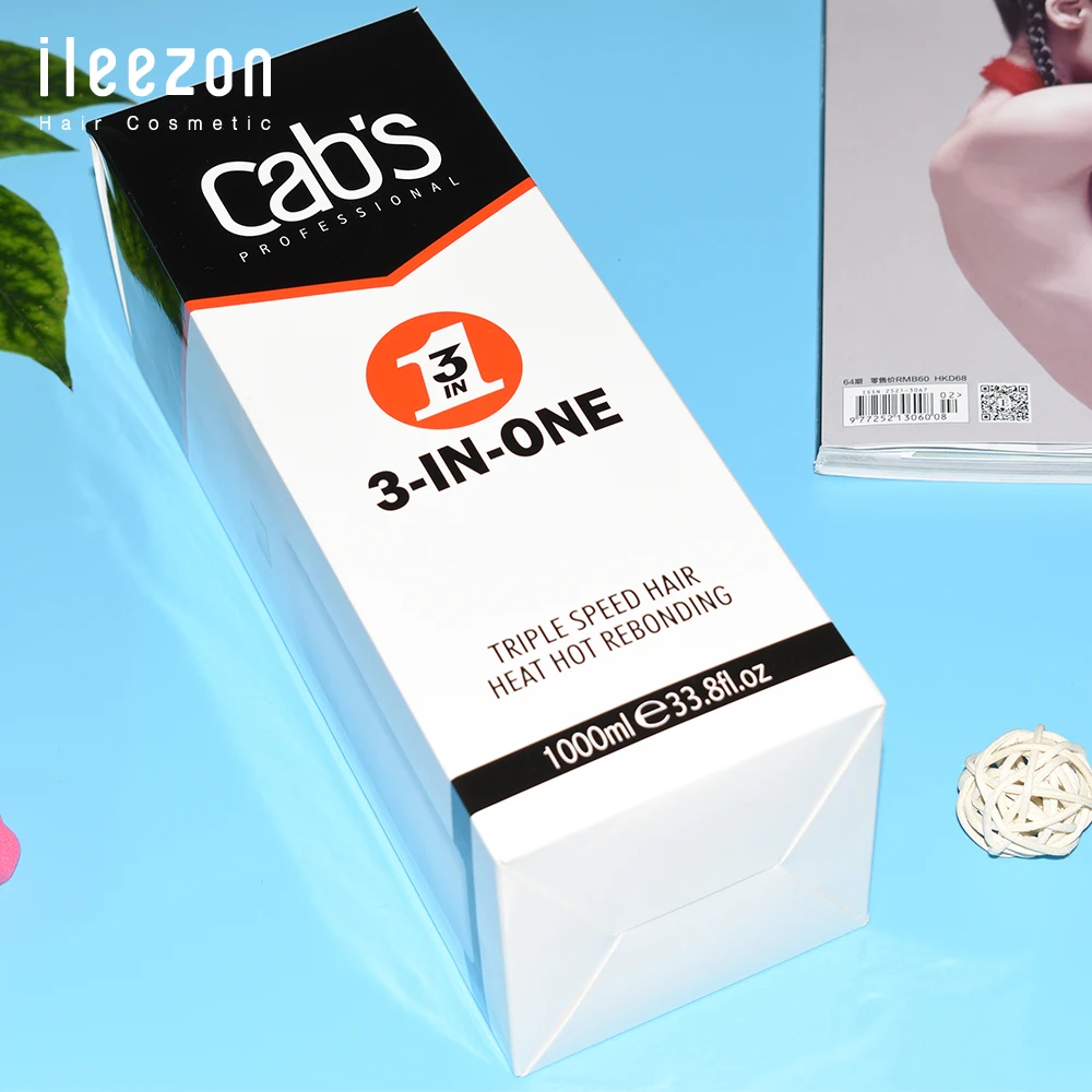 Professional salon used Hair Styling Perm Lotion 3 in 1 Hair Straightening Perming Cream