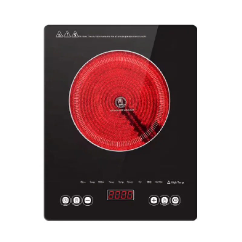 New 2000w high power electric ceramic stove household touch type electric stove with inner outer double ring heating area choose