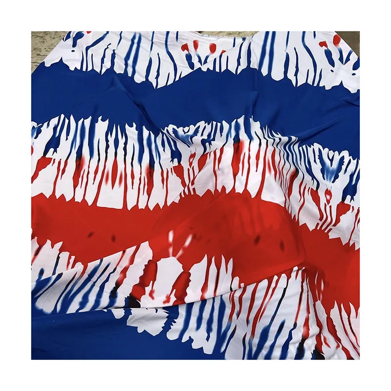 Bubu fabric 120gsm 95% polyester 5% spandex 4-way stretch printed fabric