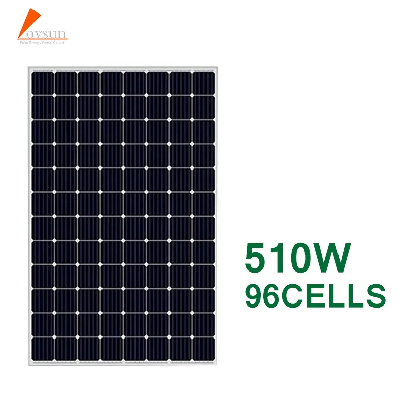  96 ячеек Sunpower монокристаллические солнечные панели 520 Вт 510