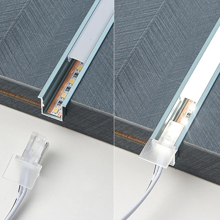 JMA Embedded LED layer board light strip cabinet wardrobe line light detachable wine cabinet card slot line light