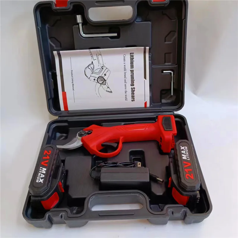F.EASY.D Electric Pruning Shears 21v Lithium Battery Powered cut Scissors