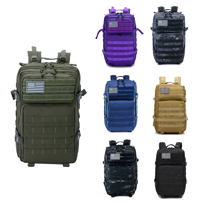 GAG High Quality 900D Cordura Nylon 36-56L Molle Hunting Rucksack Sport Hiking Travel Tactical Backpack Bag