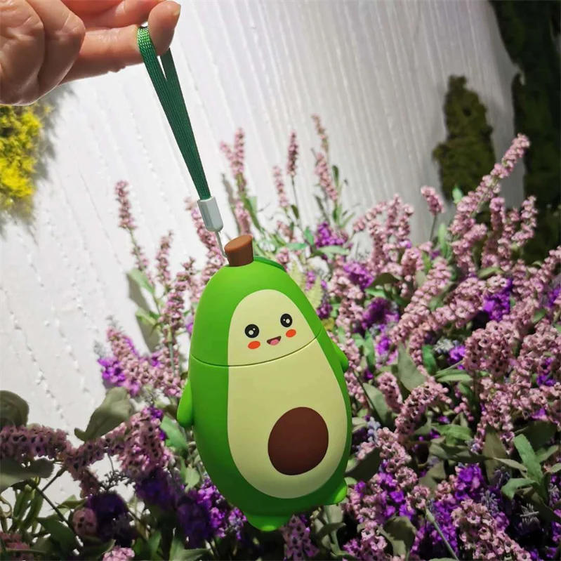 Factory BPA Free Plastic Water Bottle Portable LeakProof Avocado Shape Cute  Lovely Drinking Cup Kids Water Bottle