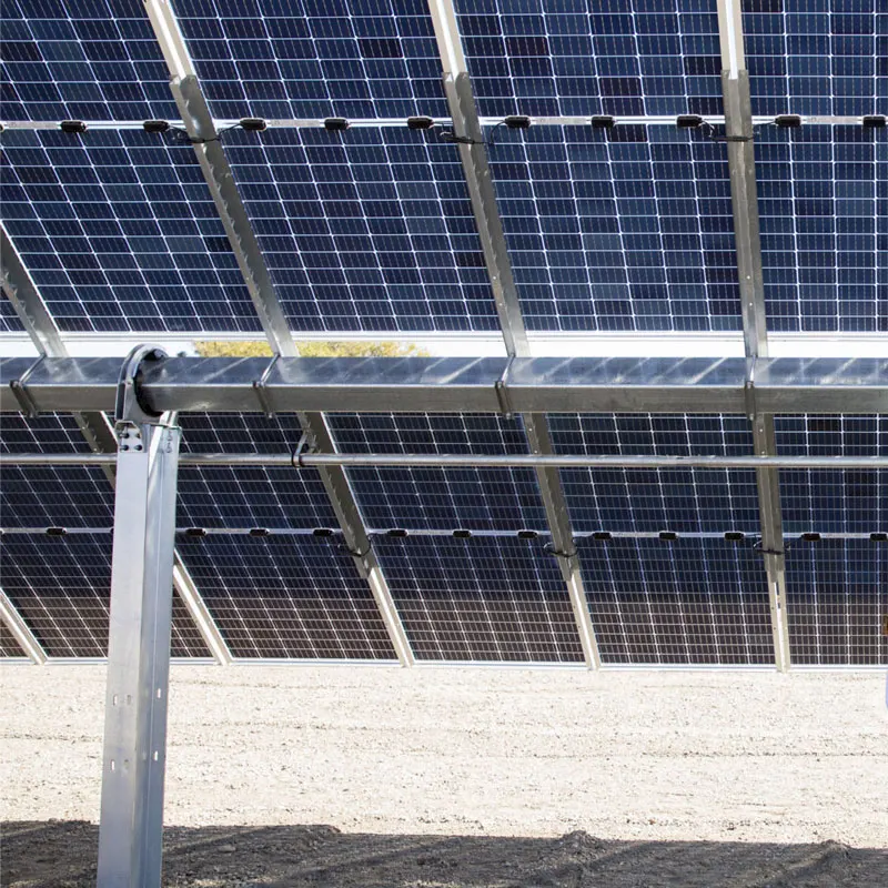 China Manufacturer Sun Tracker One Axis Solar Panel Tracker Single Axis Solar Tracking System