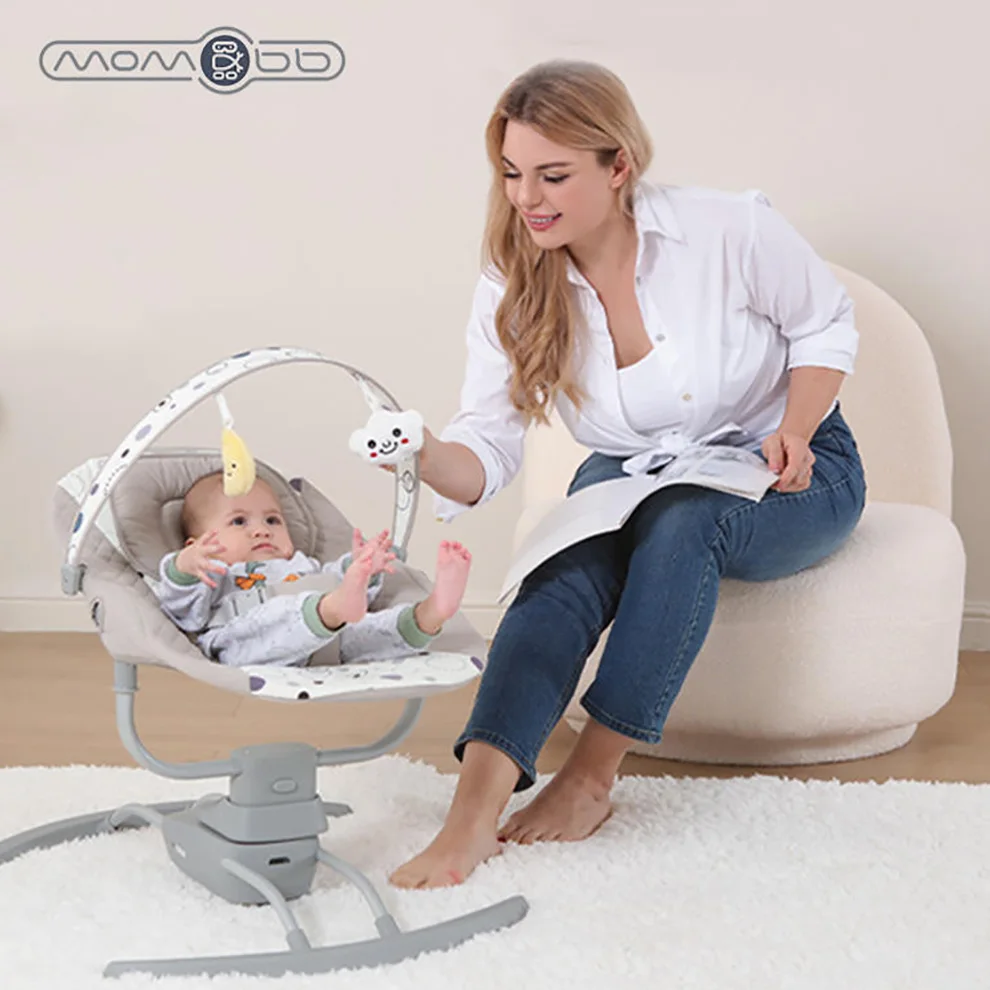 Portable Safety Rocker Electric Price Baby Cradle Chair Bouncer Babi Swing Electr sleeping  Bassinets Cradles