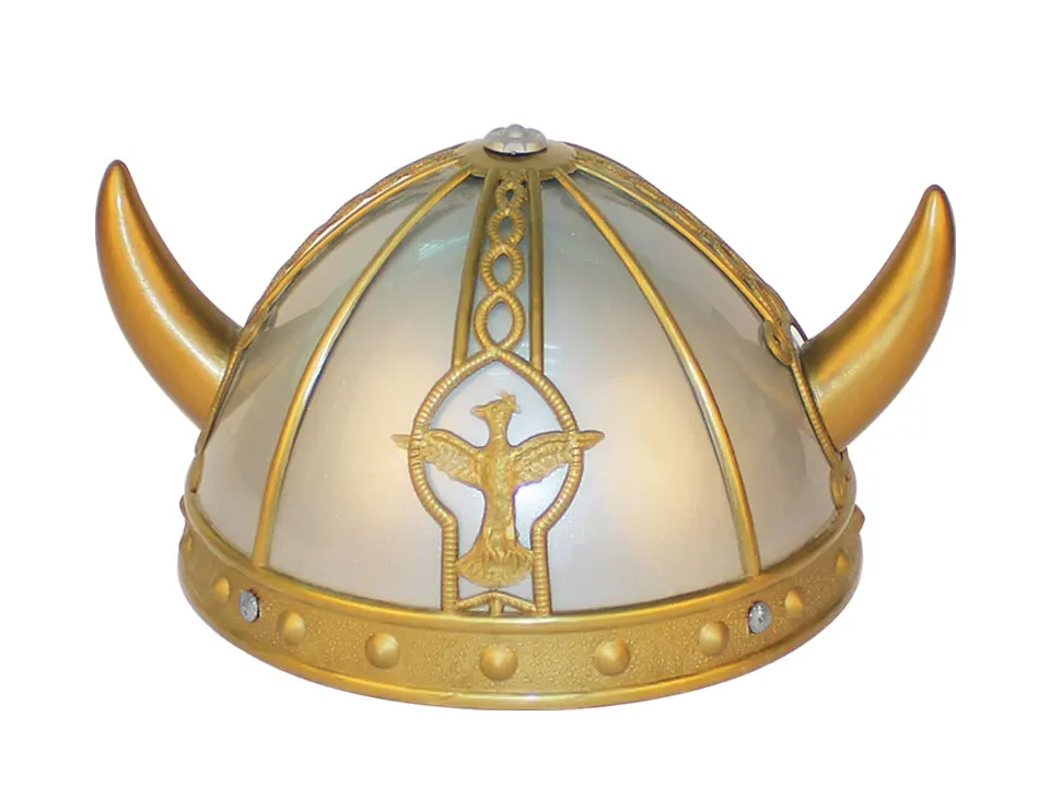 ArtCreativity Viking Helmet for Kids and Adults Viking Costume Helmet with Classic Horn Design
