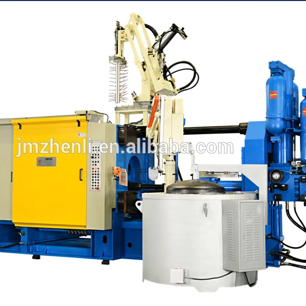 Электрическая плавильная печь ZHENLI 300T, машина для литья под давлением холодной камеры для литья алюминия/латуни