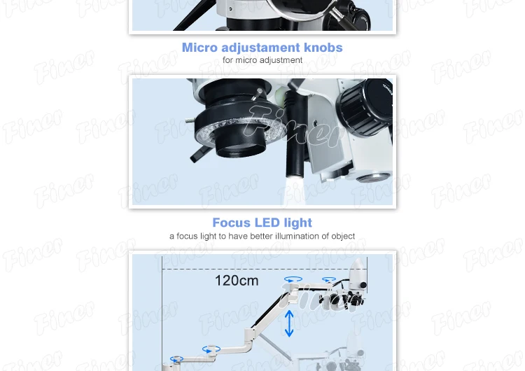 table dental operating microscope zoom with camera unit dental endodotic lab microscope