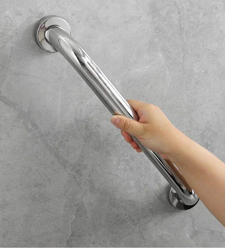 Wholesale Custom Design 24 Inch Matte Black Stainless Steel Basics Bathroom Handicap Safety Grab Bar for Washroom