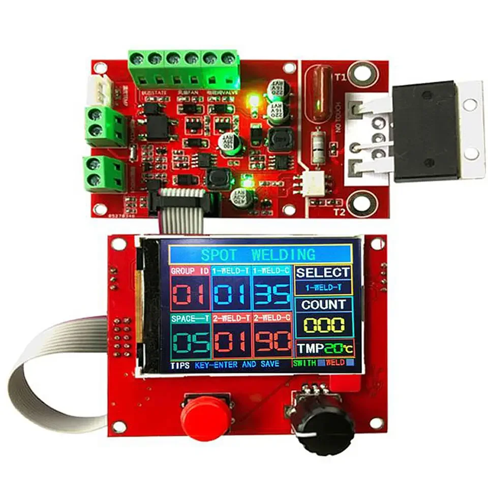 Welding Controller Board NY-D08 Pneumatic Spot Welder Control Sensor Digital Display Time Control Module Board Spot Welding