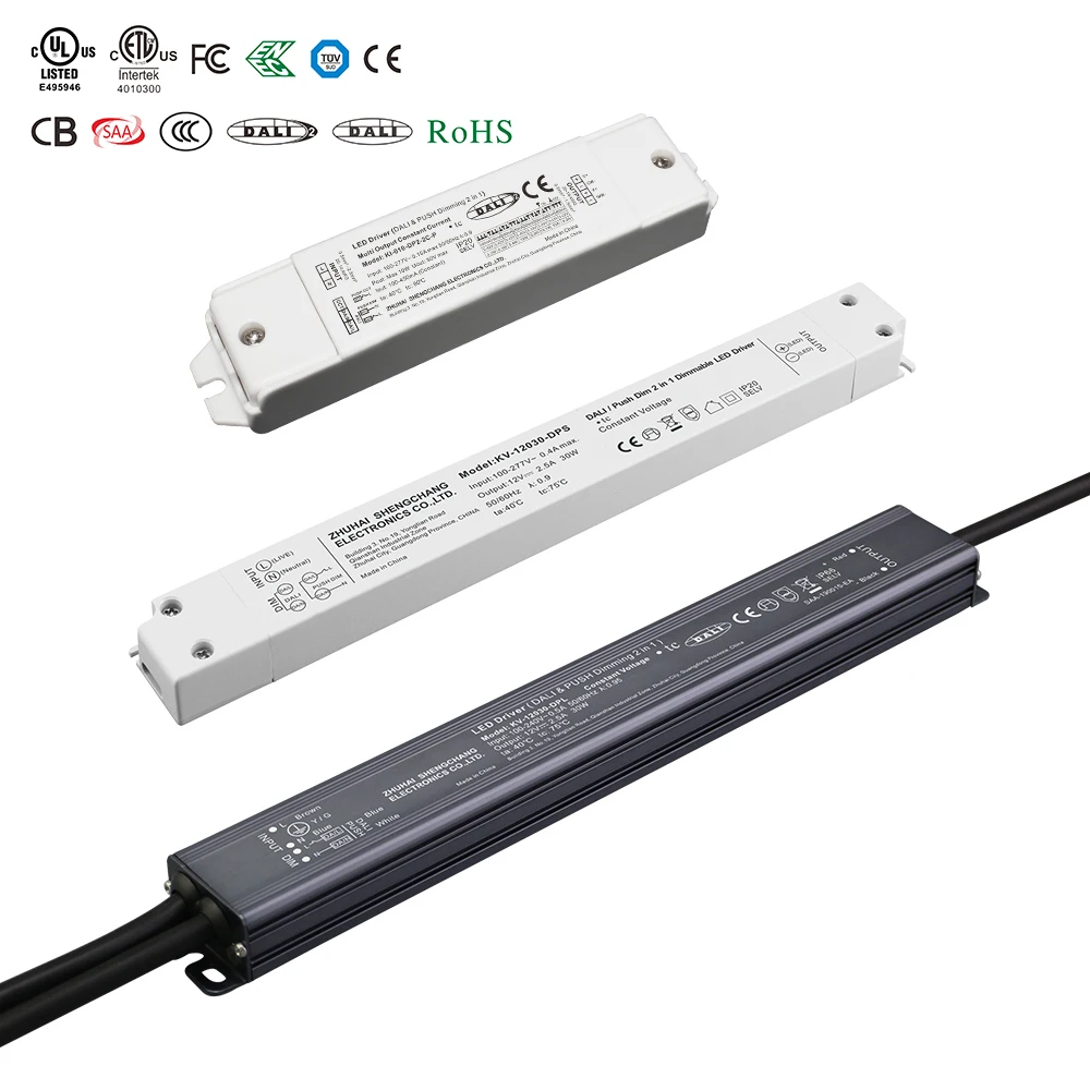 UL DALI LED Power Supply DALI-2 DT8 CCT Dimming led mr16 dimmable 250ma 350ma 700ma 8-24 led driver CE ENEC