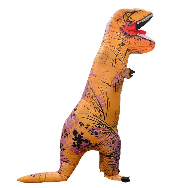 Inflatable Costume Children Kids Dinosaur New Design T-Rex Costumes Blow Up Cospaly Ride On Animal Costume