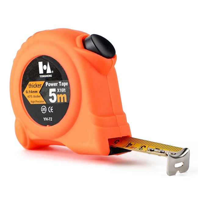 Promotion Self-Lock Metric and Imperial 16ft 5 Meter Measuring Tape Retractable Ruler Steel Measuring Tape