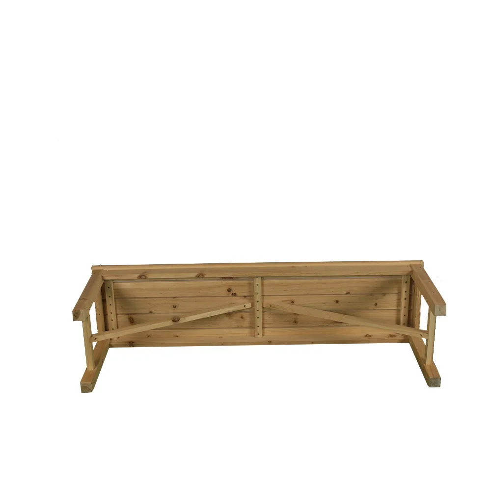 Factory wholesale garden chair outdoor wood furniture farmhouse outdoor solid  wood chair