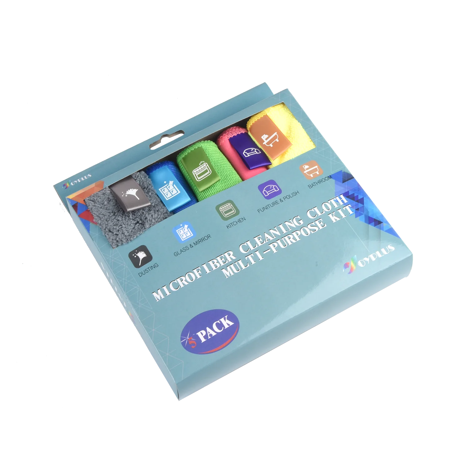 Cleaning Cloth Pack of 5  Microfiber cleaning cloth set