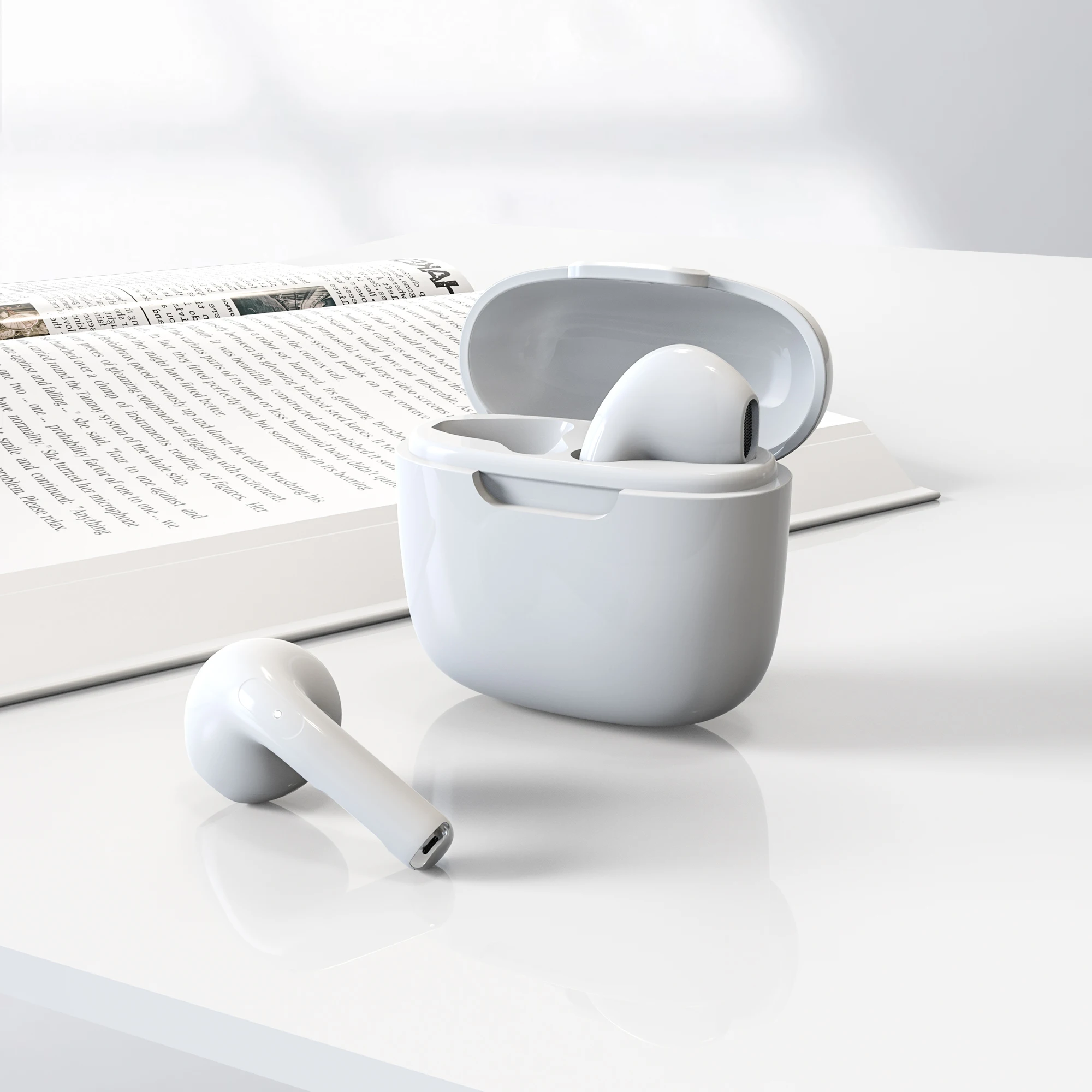 In-Ear TWS Ear Pro Waterproof Bluetooths JL Chipset LED Digital Air Stereo Pro 4 Earbuds Best Stereo Sound Type C Accessories