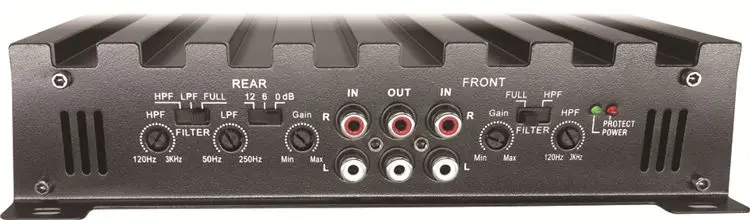 Guozheng Factory 4 channel car amplifier 12v car amplifier class ab car amplifier