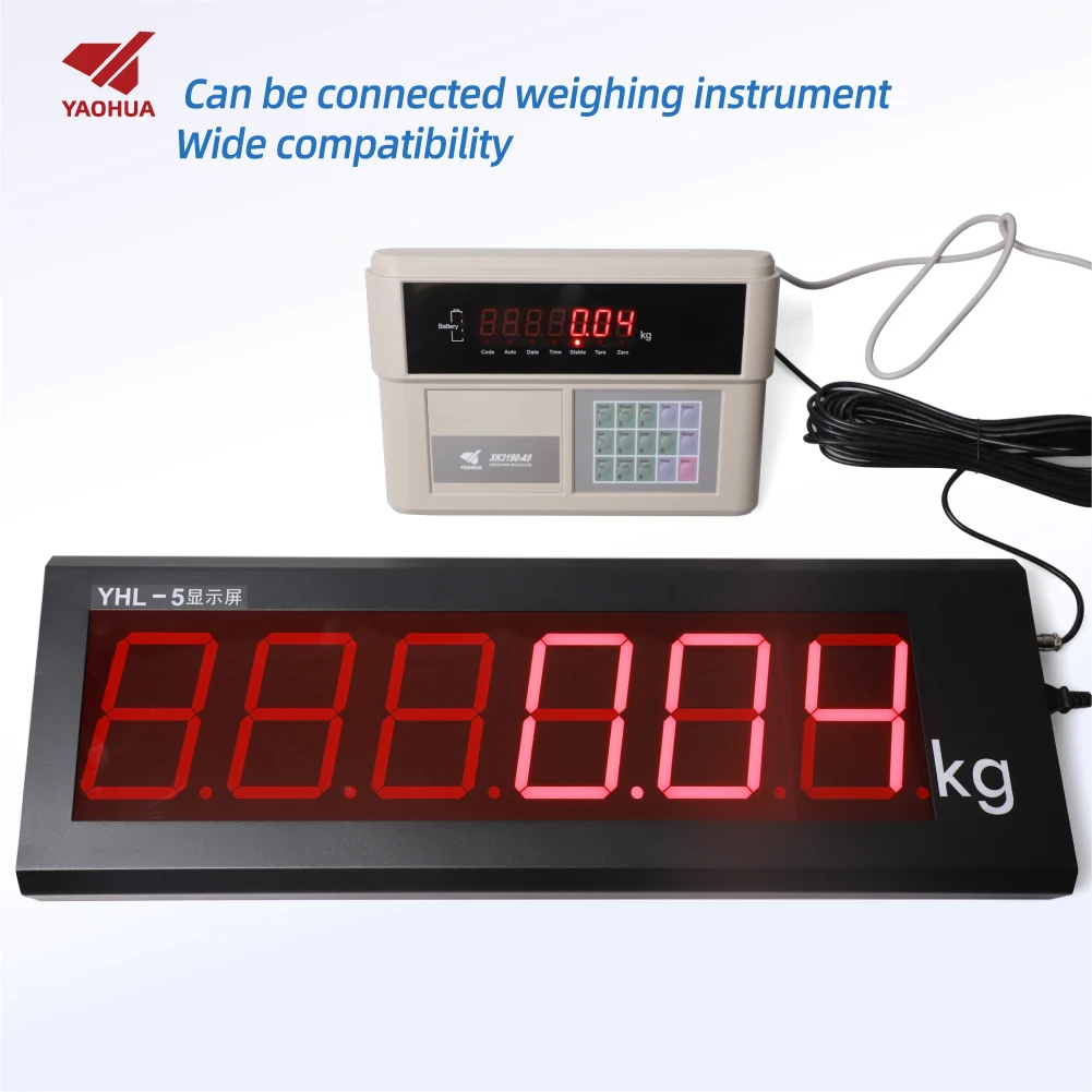5 inch outdoor displayer Yaohua YHL-5 Weighing Scoreboard indicator