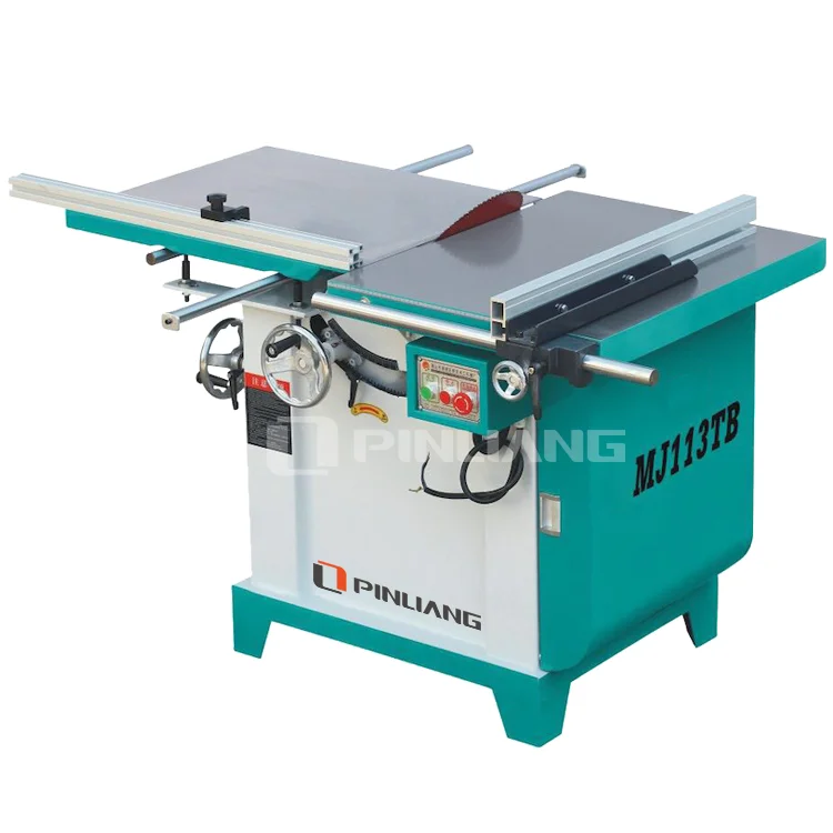 Universal tilting circular saw Woodworking circular table saw machine with sliding table for wood cutting